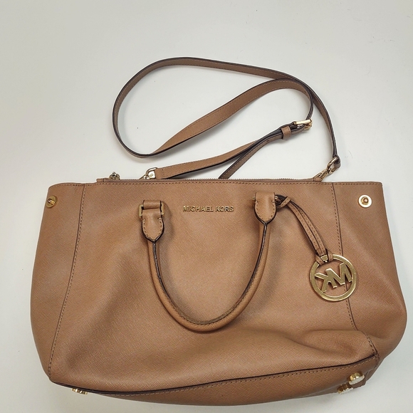 MICHAEL KORS Tan Leather Shoulder Bag - Picture 14 of 14